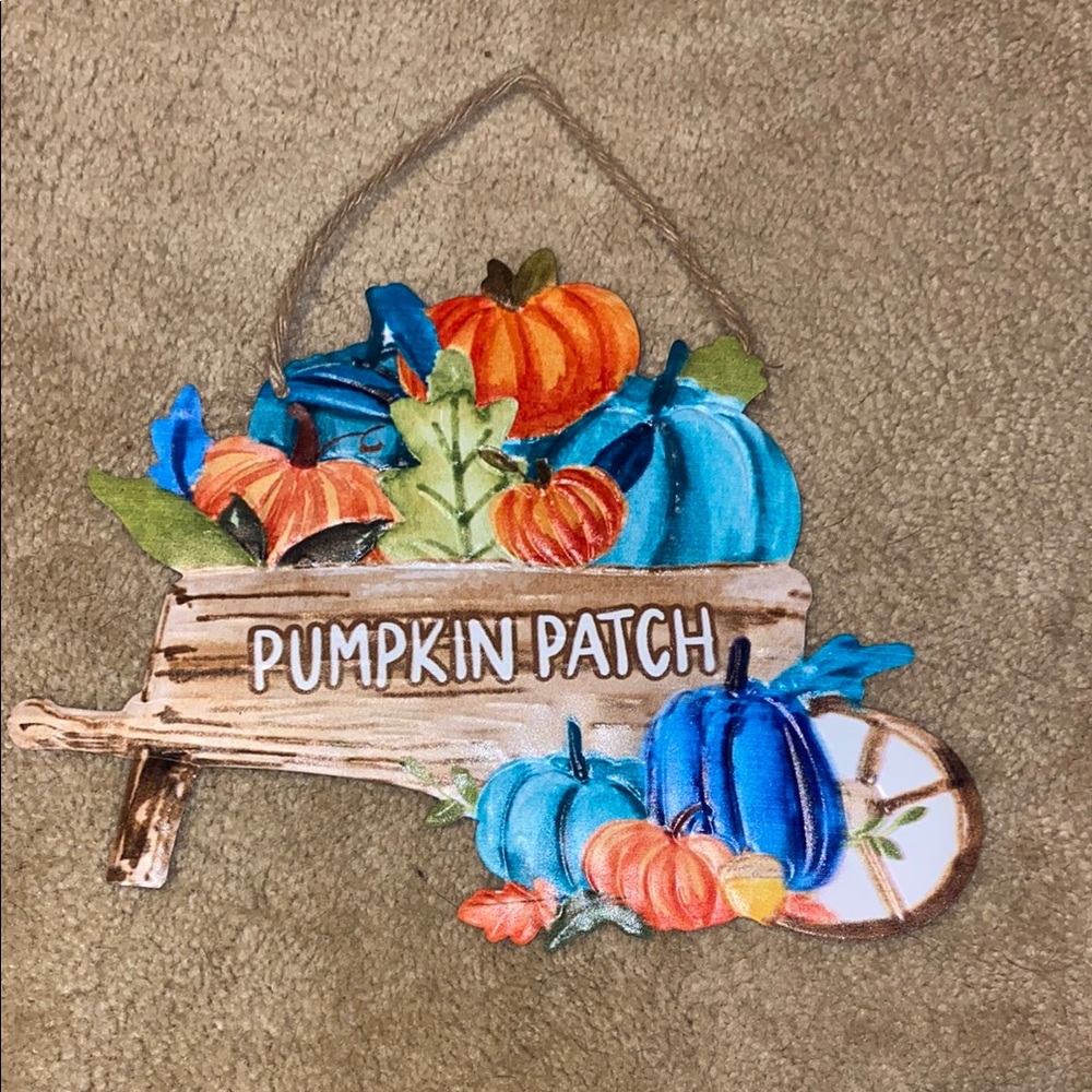 Rustic Pumpkin Patch Wall Decor